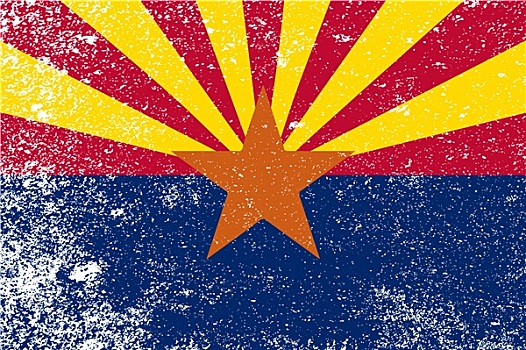 亚利桑那,旗帜,低劣