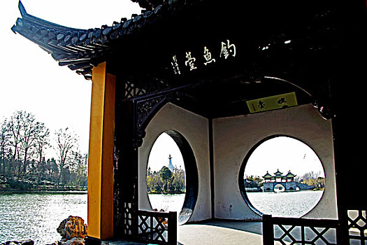 江苏扬州瘦西湖景点