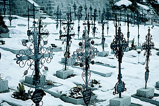 墓地,瑞士,格劳宾登