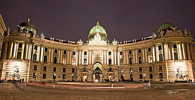 霍夫堡,皇家,宫殿,米歇尔广场,维也纳,奥地利,欧洲