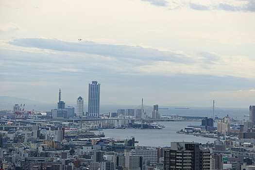 大阪,梅田蓝天大厦,俯拍