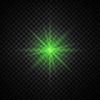 矢量,绿色,发光,亮灯,透明,背景,特效,光线,火花,星星,聚光灯,光亮
