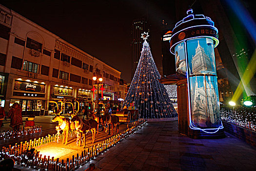 圣诞节,商场