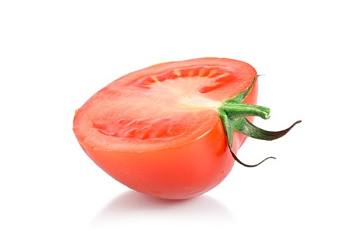 一个,红色,西红柿