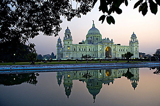 维多利亚女王纪念馆,博物馆,加尔各答,西孟加拉,印度,亚洲