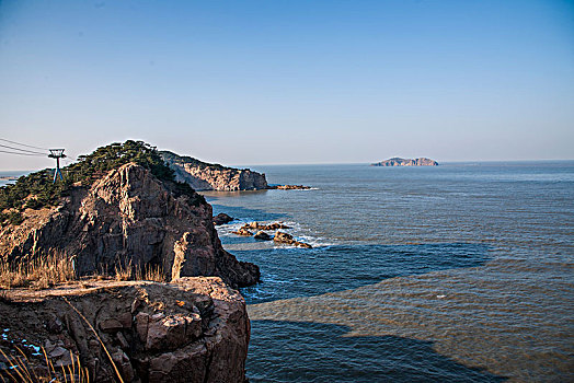 山东威海荣成成山头风景区一角