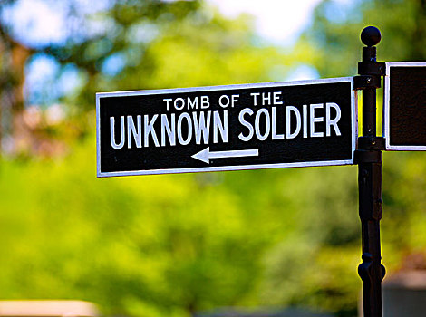 阿灵顿国家公墓,未知,军人,标识,弗吉尼亚,靠近,华盛顿特区,美国