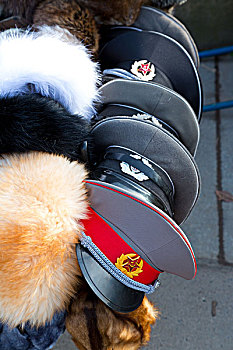 制服,帽子,跳蚤市场,柏林,德国,欧洲