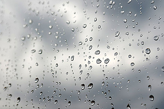 雨,窗户,玻璃