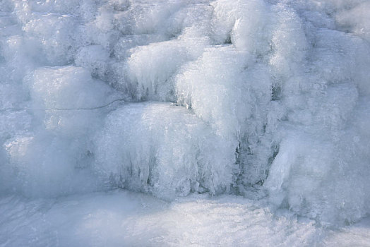 冬季冰瀑布