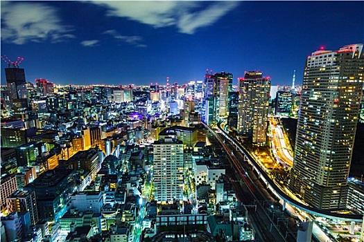 城市,东京,夜晚