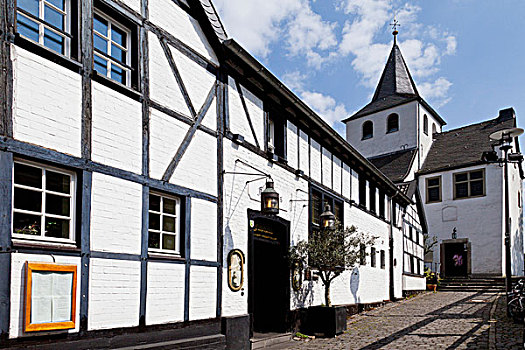 餐馆,小教堂,区域,科隆,北莱茵-威斯特伐利亚,德国,欧洲