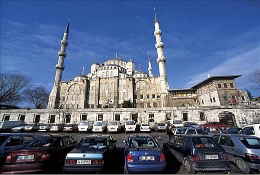 蓝色清真寺,伊斯坦布尔,土耳其,欧洲