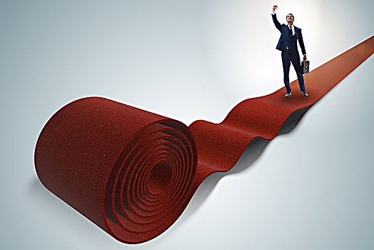 商务人士,红地毯,成功,概念