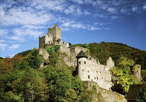 遗址,城堡,莱茵兰普法尔茨州,德国