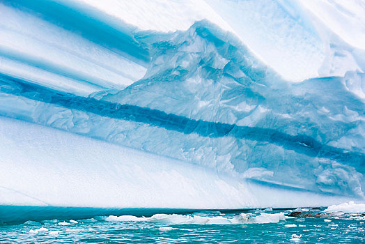 冰壁,东方,格陵兰,北美
