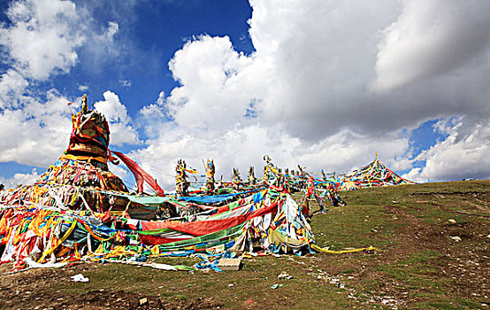西藏彩旗