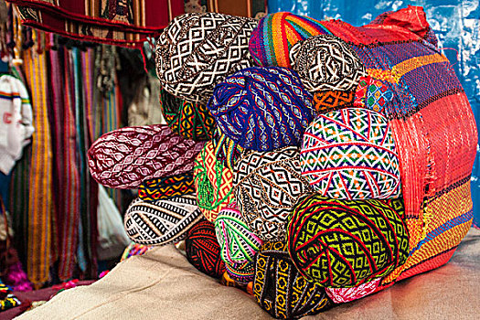 秘鲁,库斯科,毛织品,纺织品,市场