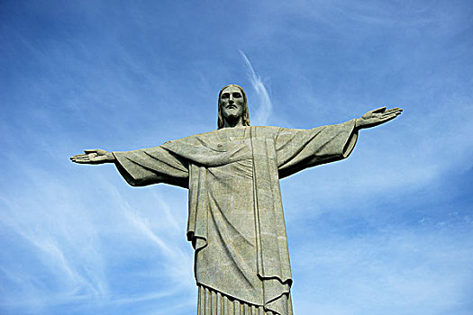 耶稣,救世主,雕塑,里约热内卢基督像,耶稣山,里约热内卢,里约热内卢州,巴西,南美