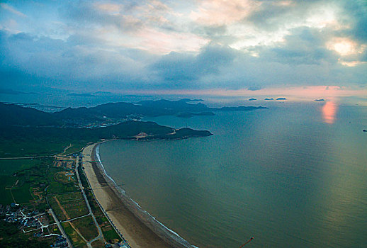 沙滩,海岸线