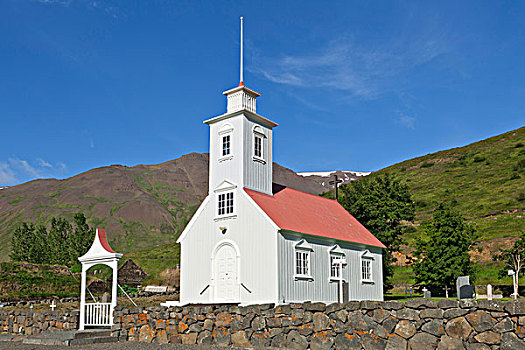 教堂,老,农场,博物馆,冰岛,欧洲