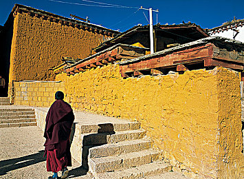寺院喇嘛图片