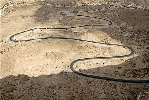 沙漠公路,旱谷,哈德拉毛,也门