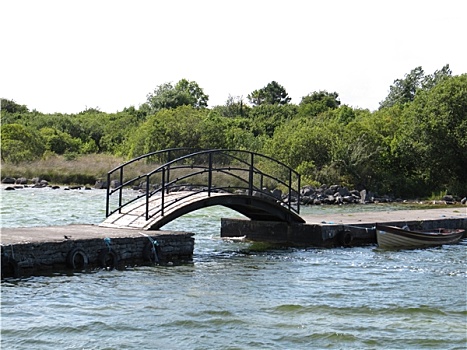 步行桥,码头