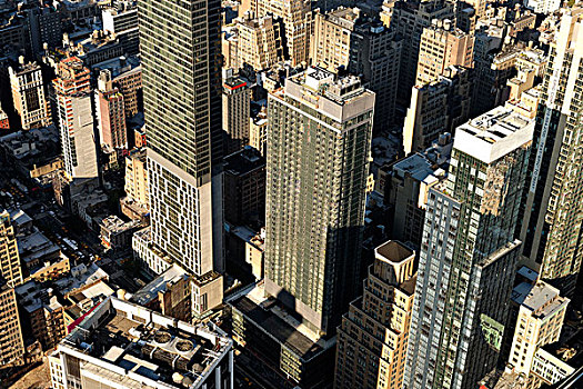 风景,市中心,帝国大厦,纽约,曼哈顿,美国
