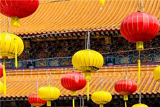 纸灯笼,黃大仙祠,香港