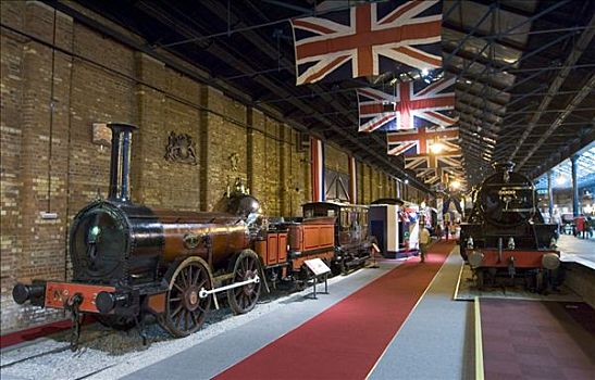 八月,2005年,老,列车,国家,铁路,博物馆