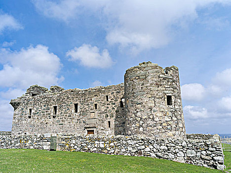 城堡,英国,昂斯特,岛屿,设得兰群岛,苏格兰,大幅,尺寸