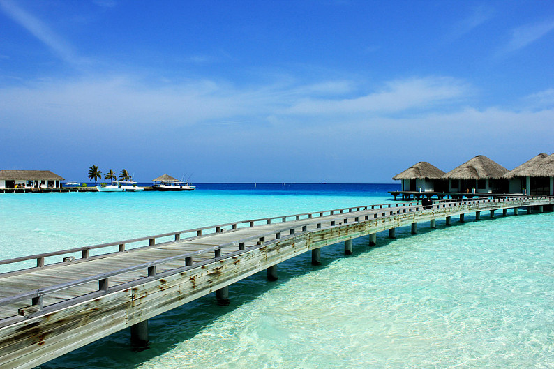 马尔代夫全景图图片