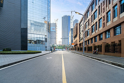 公路和现代城市建筑