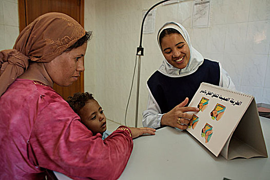 健康,工作,哺育,孕妇,家庭健康,乡村,地区,埃及,六月,2007年