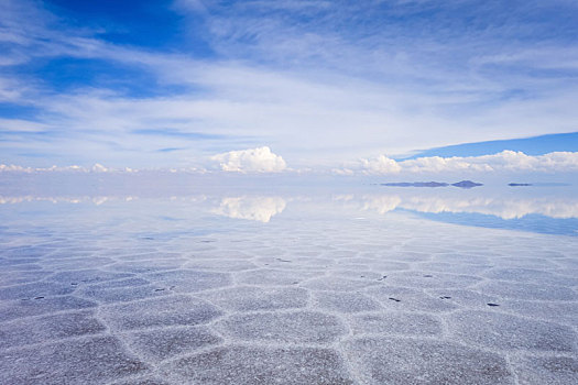 盐湖,乌尤尼盐沼,荒芜,玻利维亚