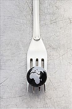 地球,叉子