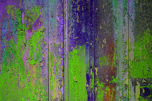 彩色,木墙,鲜明,绿色,蓝色,紫色