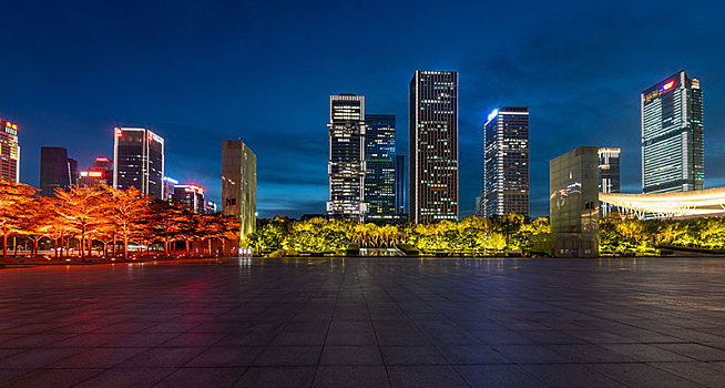 深圳市民广场夜景