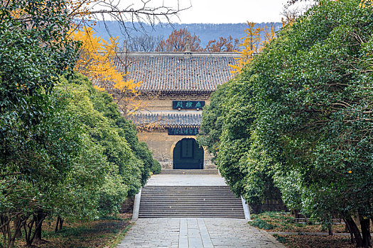 南京景区灵谷寺无梁殿