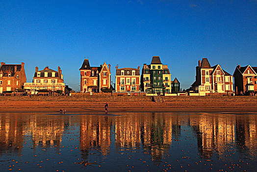法国,房子,水岸