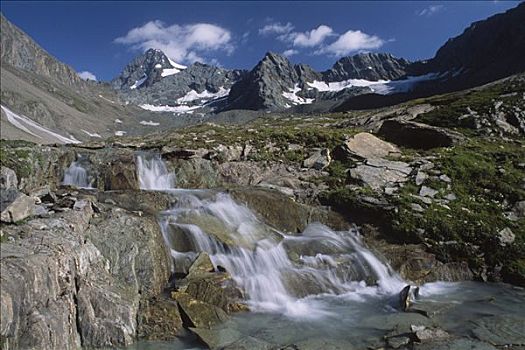 河流,脚,山,上陶恩山国家公园,北方,奥地利,欧洲