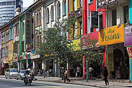 马来西亚,吉隆坡,小印度,街景,商店