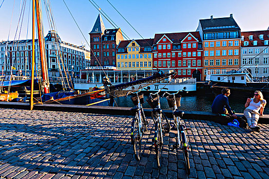 旅游,新港,哥本哈根,丹麦,北欧