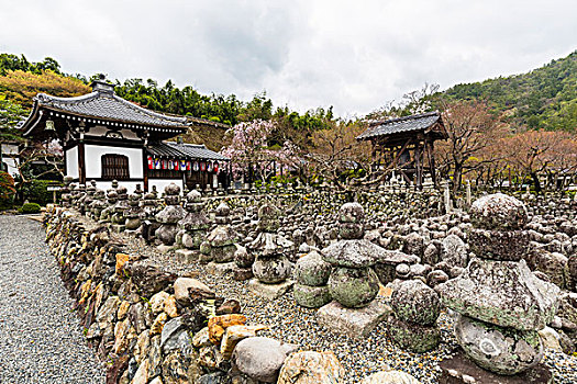 庙宇,岚山,京都,日本