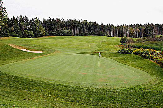 高尔夫旗,高尔夫球场,爱德华王子岛,加拿大