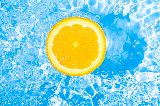 夏日柠檬香橙水果冷饮