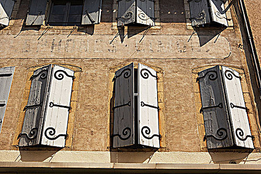 百叶窗,市场,卡尔卡松尼,朗格多克-鲁西永大区,法国
