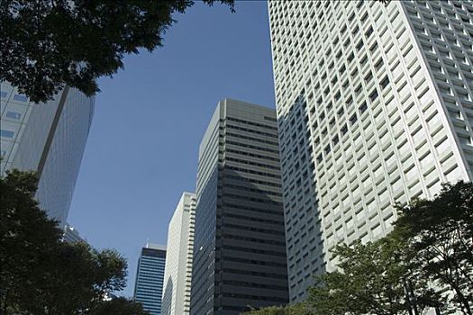 高层建筑,建筑,新宿,东京,日本