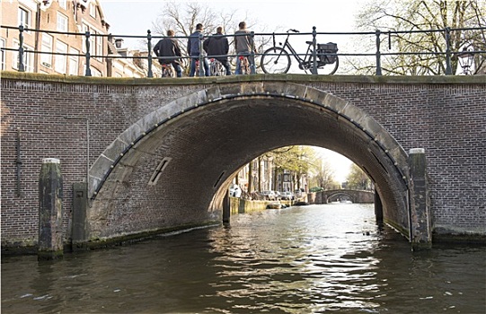隧道,阿姆斯特丹,运河